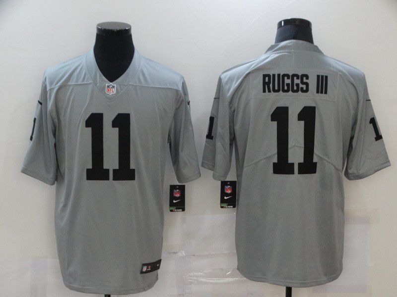 Men Oakland Raiders #11 Ruggs iii Grey Nike Vapor Untouchable Limited 2020 NFL Nike Jerseys->oakland raiders->NFL Jersey